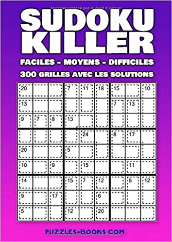 Sudoku Killer Facile – Moyen – Difficile